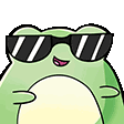 AP2USwetzFrogCool Discord emoji