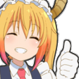 TohruThumsUp Discord emoji