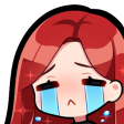 Red_hair_brown_eyes_light_cry_11 Discord emoji