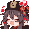 Hu Tao Music Discord Emoji