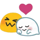 BlobGhostSnuggle Discord Emoji