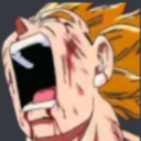 VegetaScream Discord sticker from DA COOKOUT