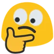 Blob Think blobthink Discord Emoji