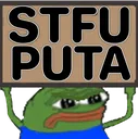 Pepe Stfu Discord Emoji