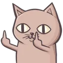 catmiddlefinger