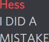 HessMistake