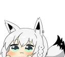 FubukiAdorablePeek FubukiAdorablePeek