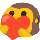 MonkeyBlobHeart_Cassi Discord emoji