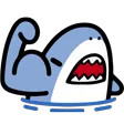 flexing_shark