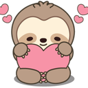 vSlothHeart Discord emoji