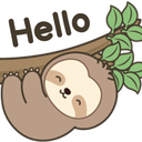 vSlothHi Discord emoji