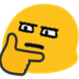 blobskeptic Discord emoji