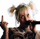 billie_middle2 Discord emoji