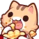 CatPopcornEat Discord Emoji