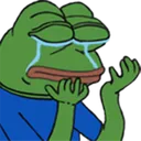 PepeCryHands Discord Emoji