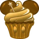 GoldenMickeyCupcake