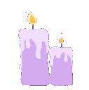 1657purplecandles