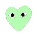 aahoodheartgreenone