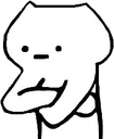 VL_white_think Discord emoji