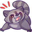 ZP2URaccoonHiss Discord emoji
