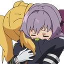 ShinoaMitsubaHug Discord Emoji