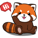 C_redpanda_hi Discord emoji