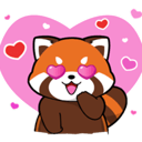 C_redpanda_love Discord emoji