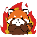 C_redpanda_fire Discord emoji