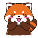 C_redpanda_shy Discord emoji