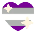 PrideHeartGreysexual