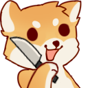 shibaStab Discord emoji