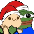 XmasPeepoKittyHug XmasPeepoKittyHug