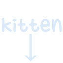 cute_kitten_arrow Discord emoji