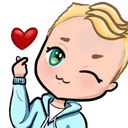 bluehoodieguyheart