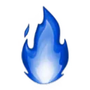 Blue Fire bluefire Discord Emoji