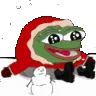 XmasPepeSnowHappy