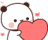 Panda Heart panda_heart Discord Emoji