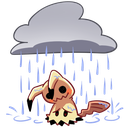 pkde_0778_mimigma_sad_blue_rain Discord emoji
