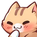NekoCatBlushTeehee Discord Emoji