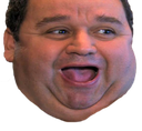 Man with a wide open mouth and shocked expression looking to the side.
