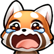 C_RedPandaSadCry Discord emoji