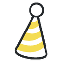 Ohad_Dis_Party_Yellow Discord emoji