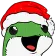 NessyChristmasHatCute NessyChristmasHatCute