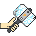 BlueBanHammer Discord Emoji