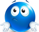 xE_blueshrug Discord emoji