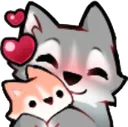 Wolf_hug Discord Emoji