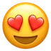 smilingfacewithhearteyesapple