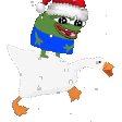 christmaspeperidingagoose Discord emoji