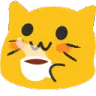 Blobcat Tea Discord Emoji