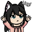 Neko Hug NekoHug Discord Emoji